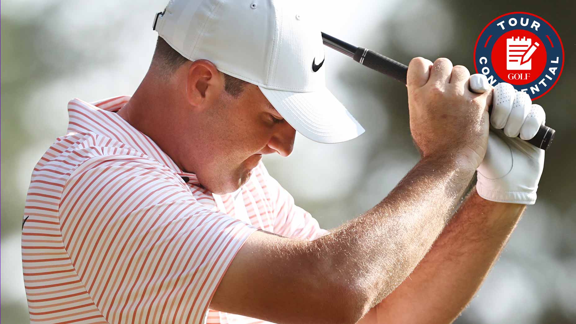 Scottie Scheffler reacts to a shot at the U.S. Open.