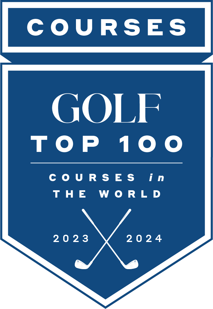 top 100 courses in the world logo
